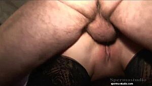 I-I got creampied in this gay gangbang, bareback banging with cumshots