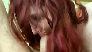 This Bitch Loves Sucking In Sexy Blowjob Closeup