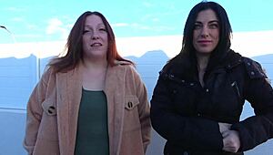 teen bbw lilly tries first lesbian fun 😍