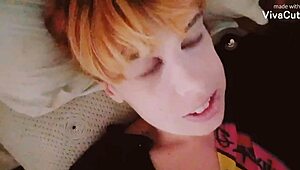 Flat earth slut fingers her pussy