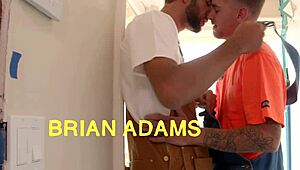 roommates catch repair men banging hard in their apartment orgy