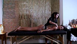 Naughty Girls Dive Into Wild Massage Action!