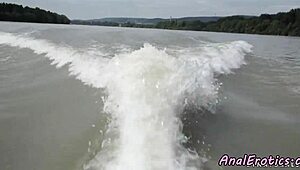 Eurobabe enjoys subtle outdoor encounter