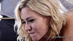 brat teen and milf participate in anal bondage session