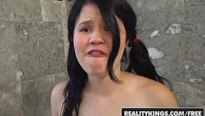 Big Cock Penetrates Tight Pussy In RK Prime Group Scene