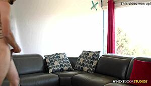 roommates catch repair men banging hard in their apartment orgy