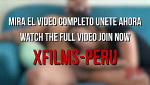 Submissive young delivery girl dominated by muscled peruvian guy for deep action