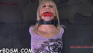 slaves bound and forced to obey master's wild demands!