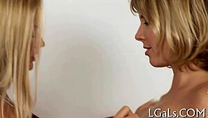 Watch These Sexual Lesbian Angels Relax In Steamy Action!