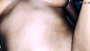 wife takes turns getting fucked by five men in group gangbang