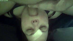 She sucks that big cock like a taboo sister.