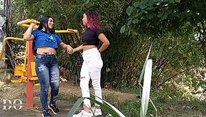 i seduce my tasty neighbor and she turns out to be a horny lesbian eager to eat pussy