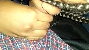 Shy Girl Gives Wet, Sloppy Blowjob!