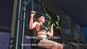 i’m obsessed with grande meeting ripley in this 3d hentai preview clip.