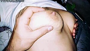 wife takes turns getting fucked by five men in group gangbang