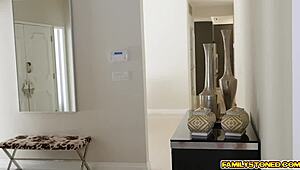 Hey, Ella Knox sucks Dad and step bros’ cocks!