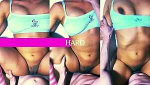 damn, her friend's stepmom moaned so loud while getting drilled on the sofa