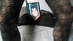 Solo Pantyhose Masturbation Session Caught on Camera in Detail