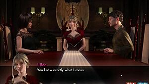 Creampie her mistress, then maid licks it clean