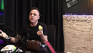 freddy the dogging king fucks without condom in sheer red lingerie