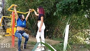 i seduce my tasty neighbor and she turns out to be a horny lesbian eager to eat pussy