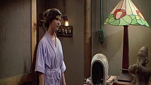 Sexy brunette enjoys nude bathing in shower for Friday the 13th