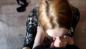 Girl Deepthroats Monster Cock After Classes