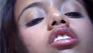 tiny latina little lupe showering solo