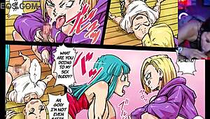 i love how the z warriors are always so horny and ready for action