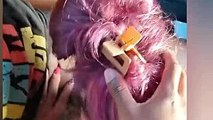 Milf Almost Caught in Parking Lot