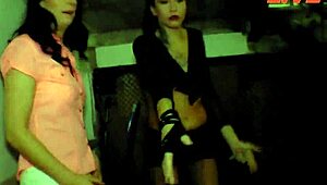 English Lesbian Strapon Riding in Classy Duo Action