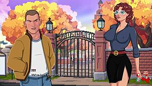 lustworth academy starts with big tits blowjob