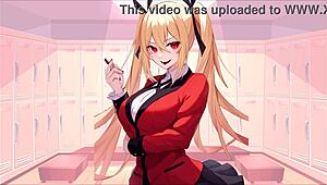 European Femdom Gives Jerk Off Instructions in Spanish Hentai