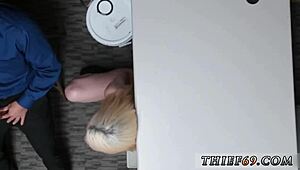 blonde amateur gets facial while latin teen fucks black dick