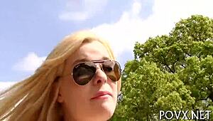 Horny Nymph Sucks Old Cock Eagerly