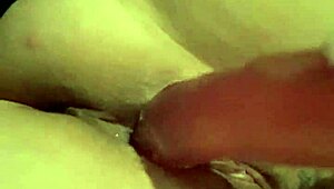 amber plays with herself using toys