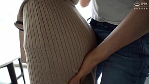 How does S-cute Rika handle big hooters?