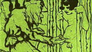 Vintage erotic animation with bold sensual scenes