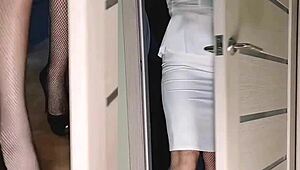 Taking Off My Panties For You During The New Years Eve Party