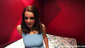 Natasha Nice's Naughty Christmas Solo With Big Tits And Pussy Play