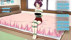 Bonds BDSM Game: Brunette Tied In Public With Rough Tickling