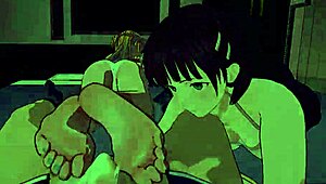 Sword Art Online Virtual Foot Fetish Bliss