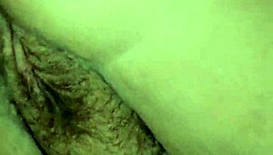 Playing with Her Pussy, Bent Over Showing Pink Inside