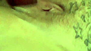 amber plays with herself using toys