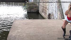 i can't believe this czech blonde beauty got fucked in public bdsm madness