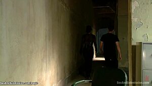 Butt Plugged Ebony Slaves Get Rough Anal Fucking