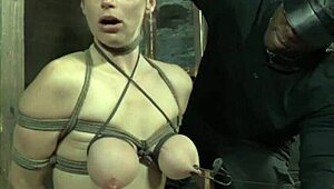 Bondage slave Bella Rossi gets teased