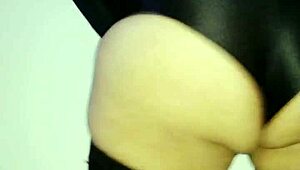 My thick backside shemale gets slammed in raw bareback action