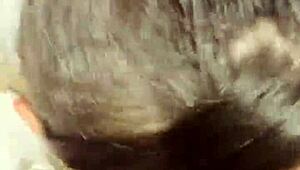 sexy latina takes facial from monster cock