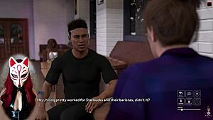 Why is the fox enjoying upskirts in this hentai game?